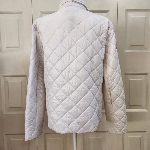 White Lauren Ralph Lauren light puff packable winter jacket, size L - Picture 4 of 16